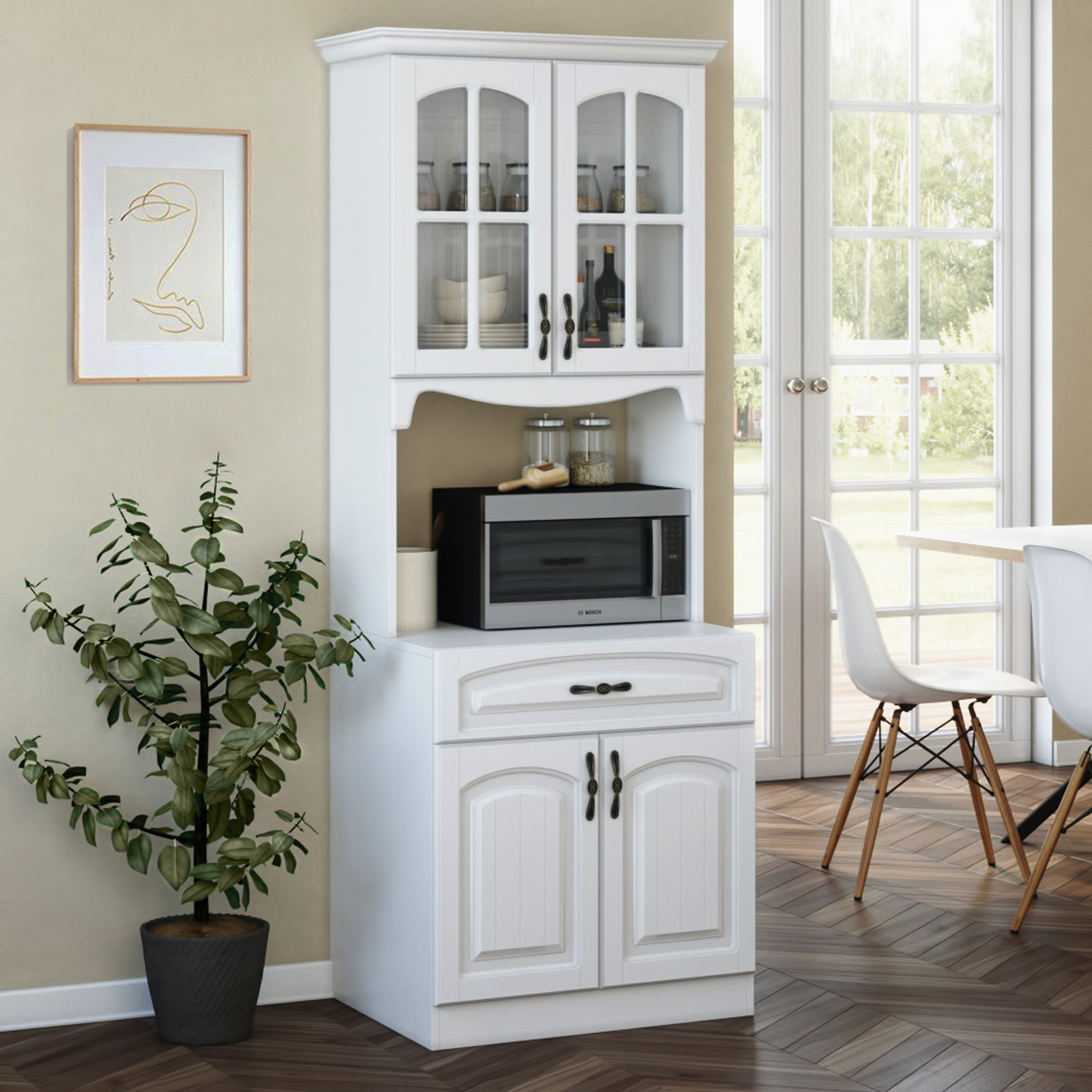 Kitchen Storage Cabinet White Kitchen Pantry